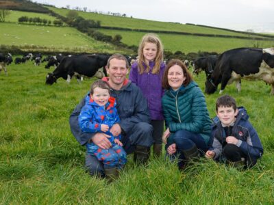 Richard Starrett, Dairy Farmer Donegal.  Photo Clive Wasson